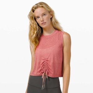 NWOT Cinch Me Up Front Tank *Veil in Cherry Tint Colour_Sz 8_never worn